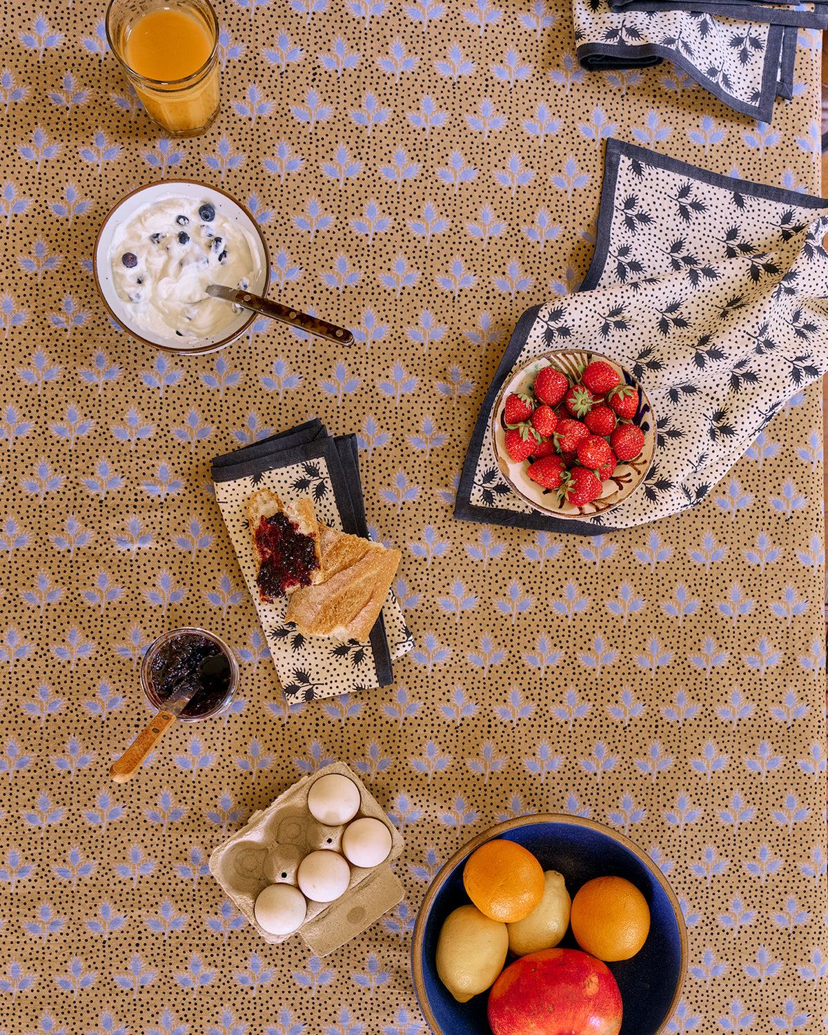 Flaming Leaf Napkin | Linen