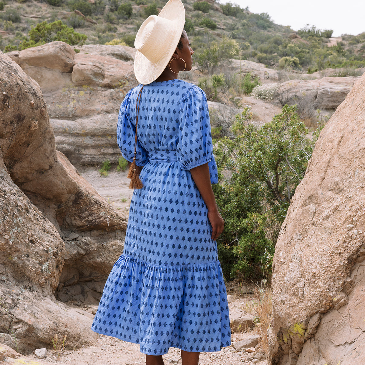 August Dress | Sapphire