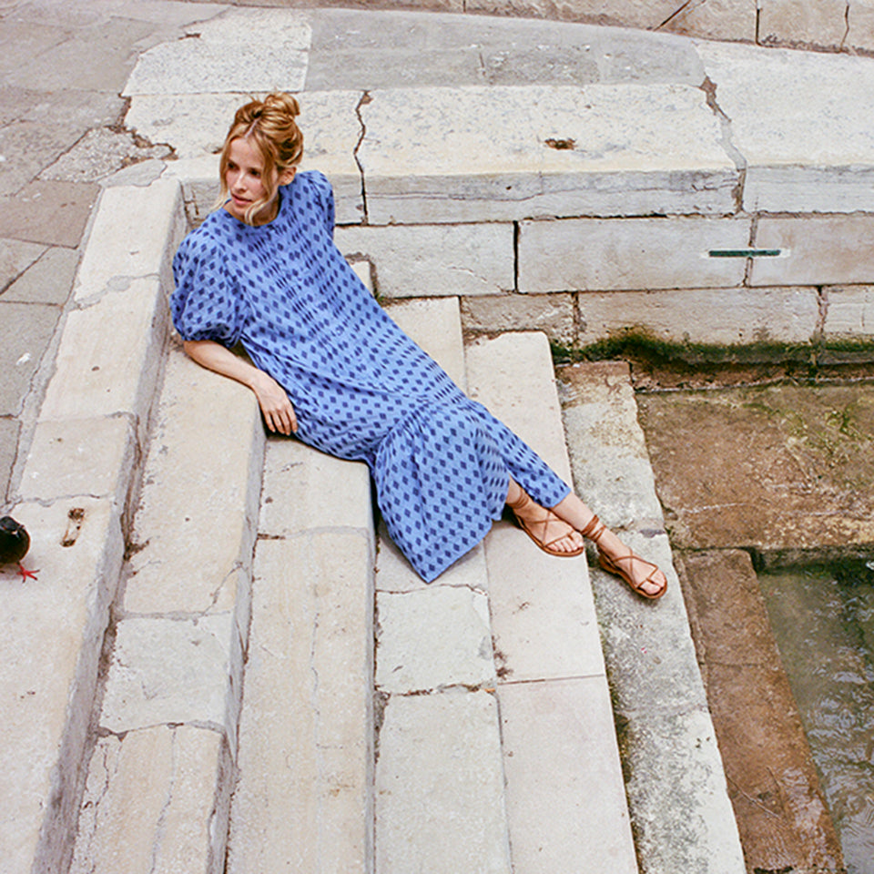 August Dress | Sapphire