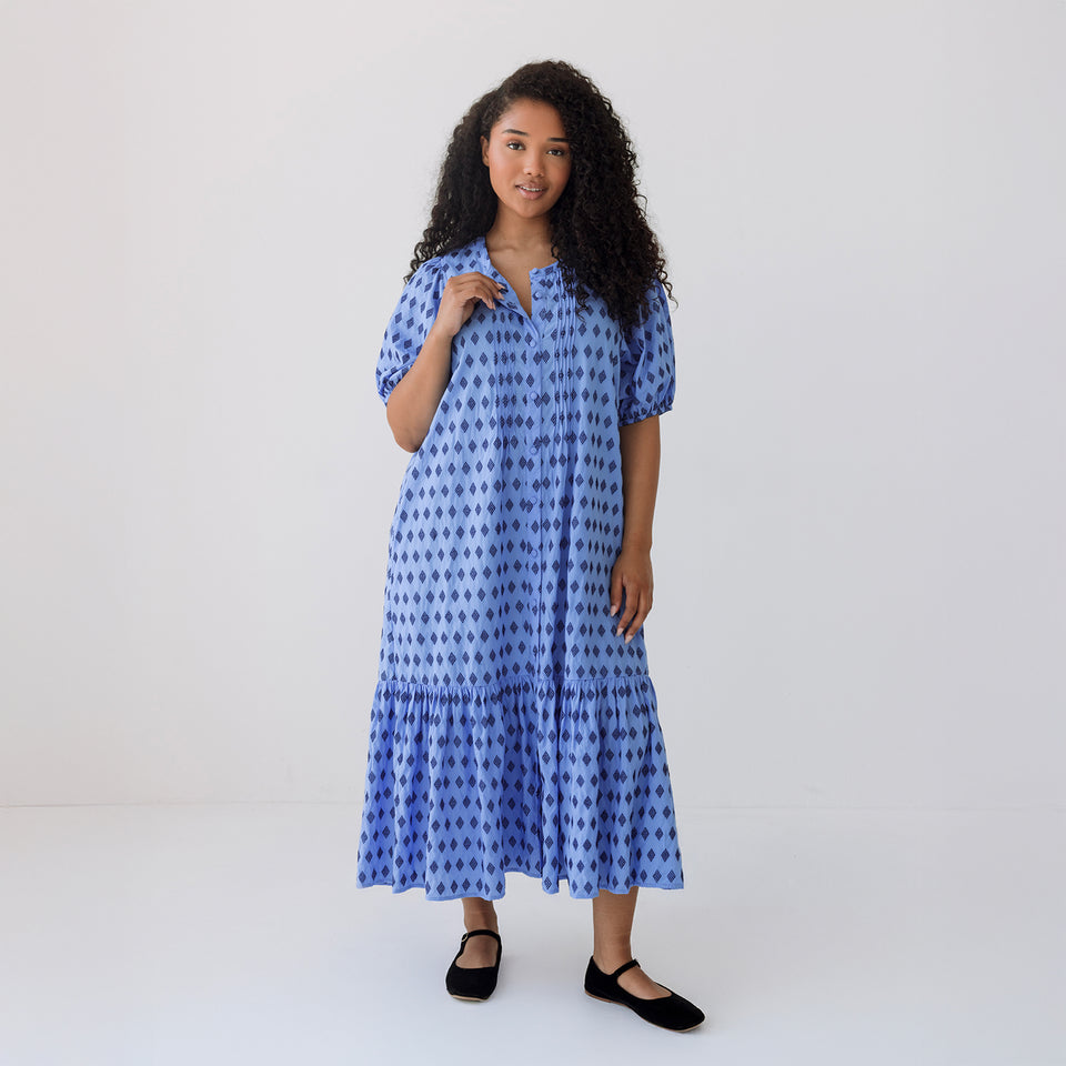 August Dress | Sapphire