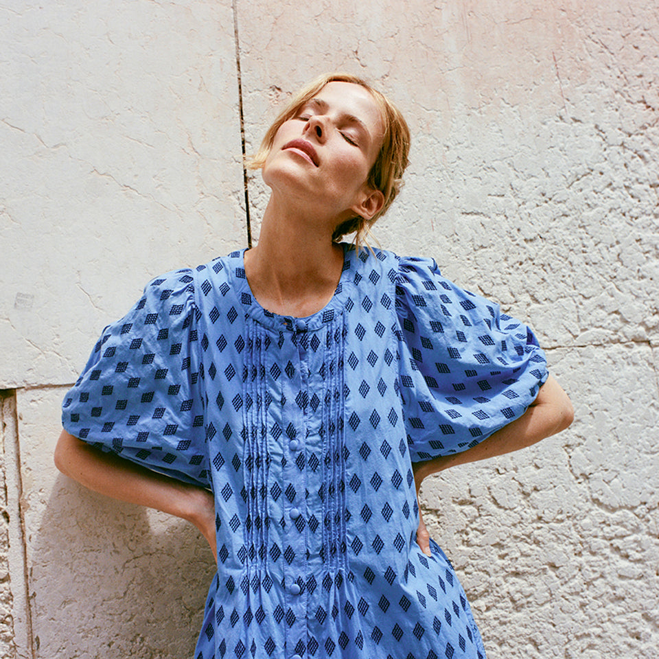 August Dress | Sapphire