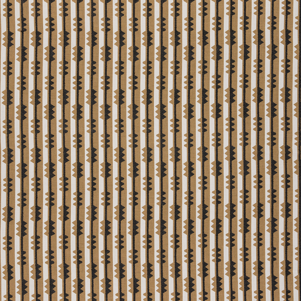 Spindle Stripe Fabric Swatch | Charcoal
