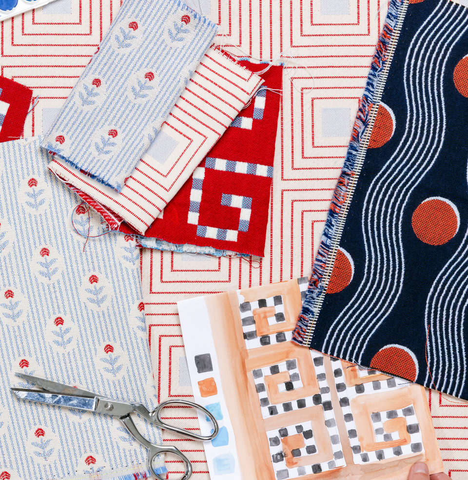 Juggle Fabric | Navy
