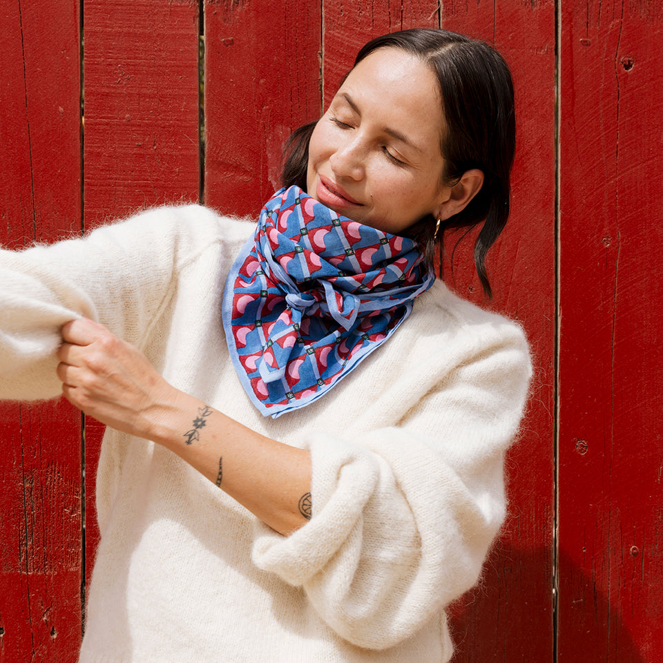 Supermoon Square Scarf