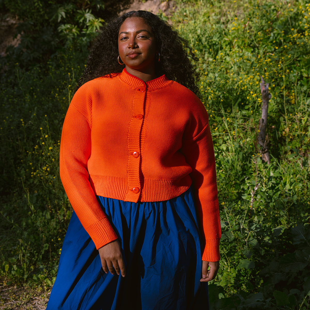 Hilma Cardigan | Tangerine
