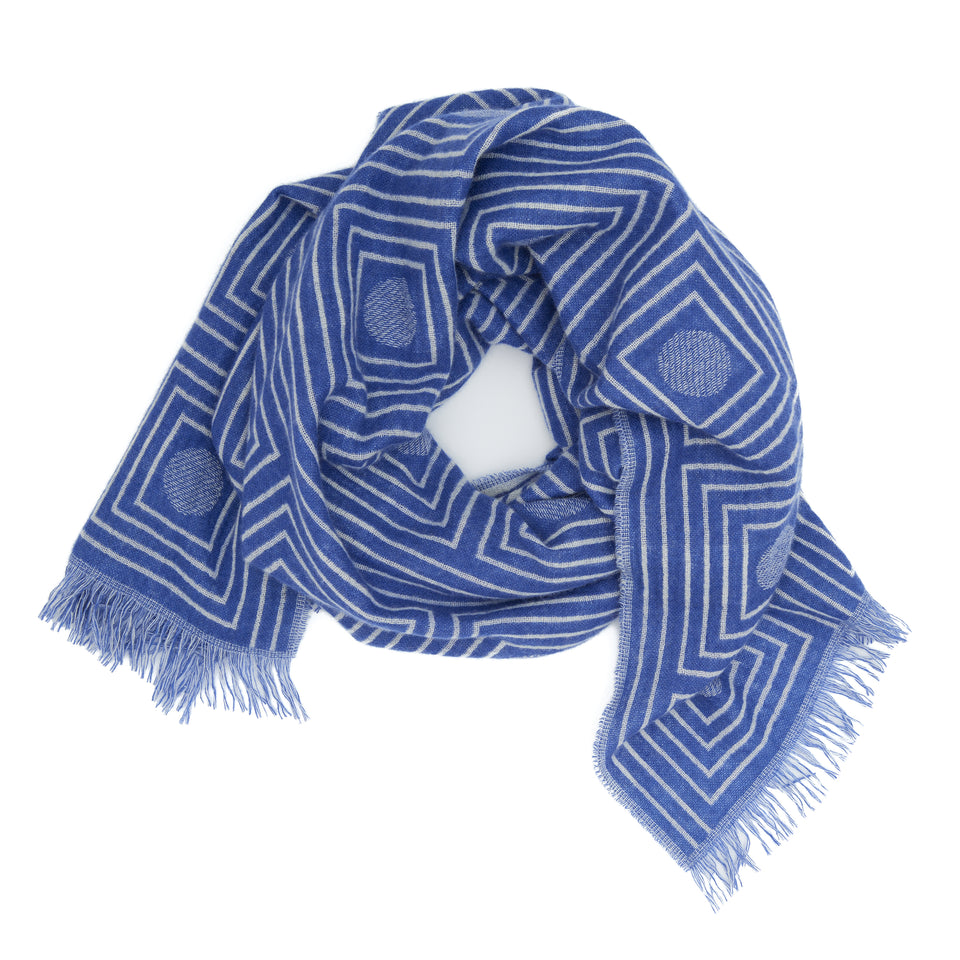 Taos Shawl | Painter's Blue