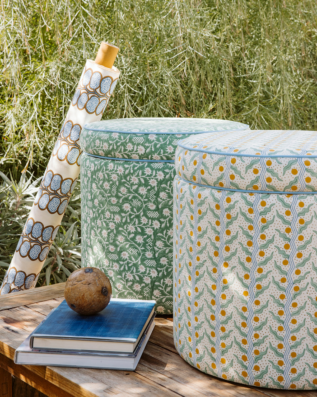 Berry Dot Fabric | Ochre
