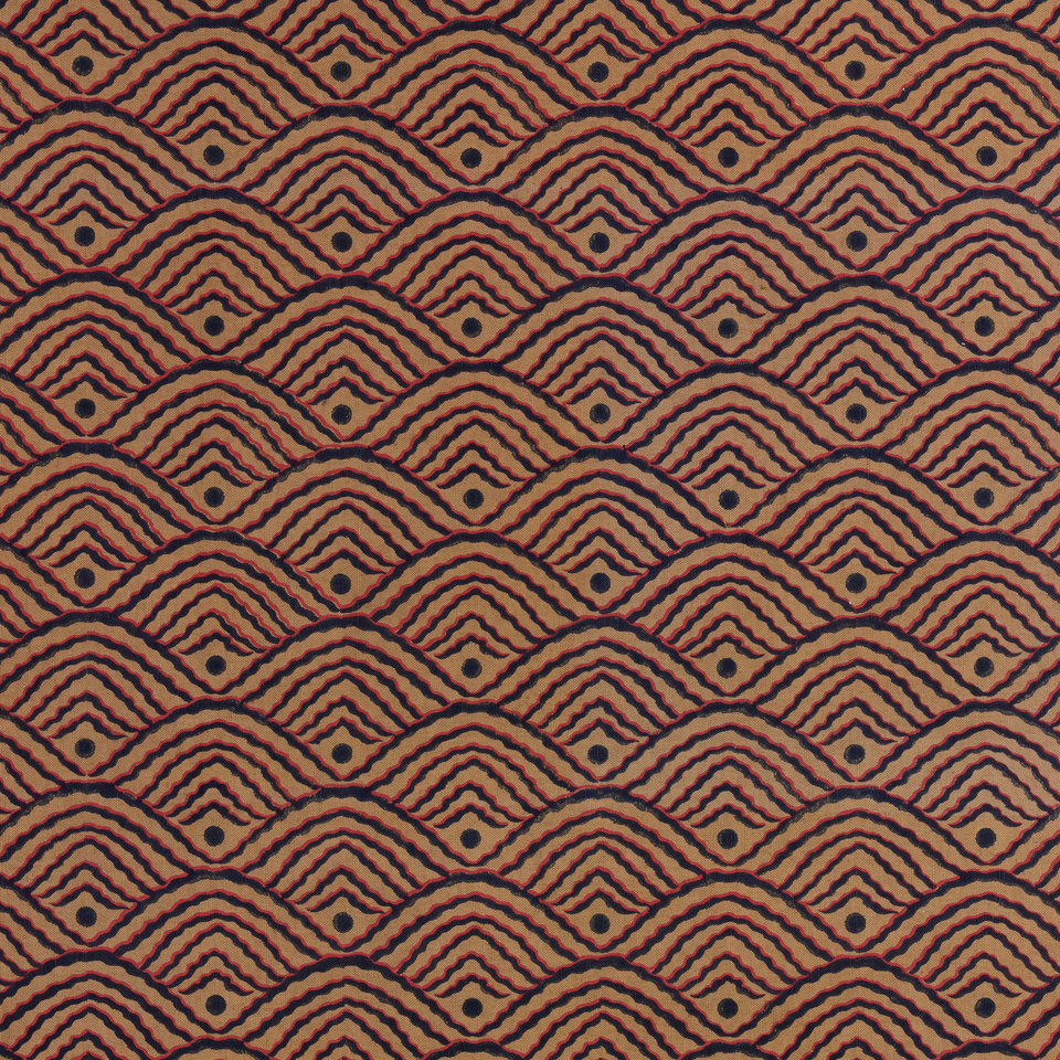 Valley Dot Fabric | Russet