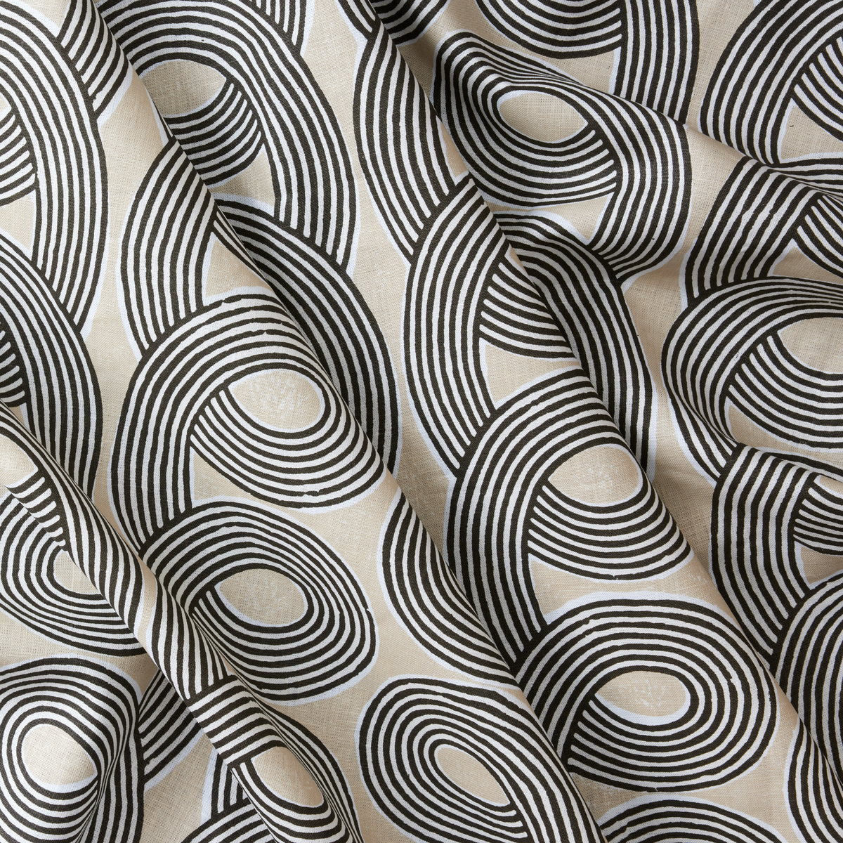 Loops Fabric Swatch | Licorice