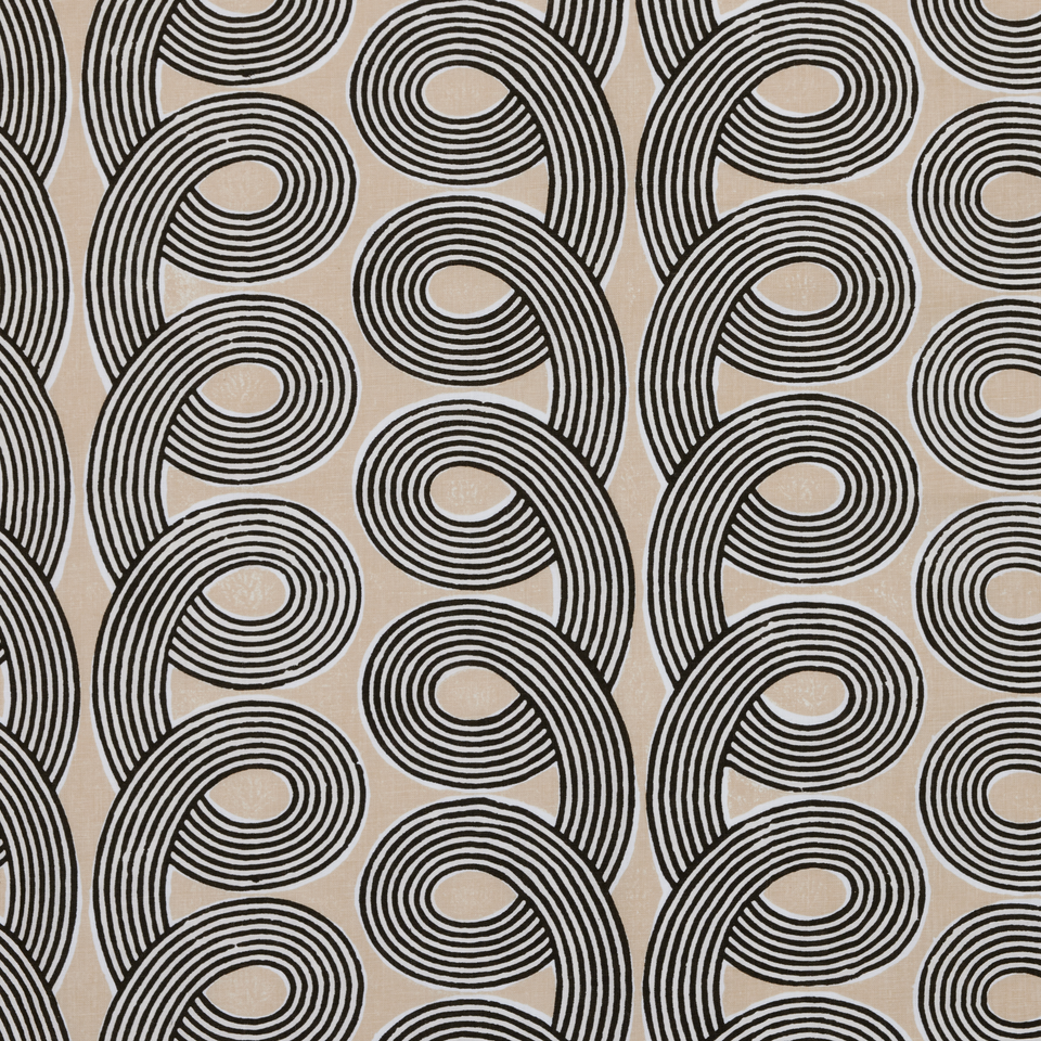 Loops Fabric Swatch | Licorice