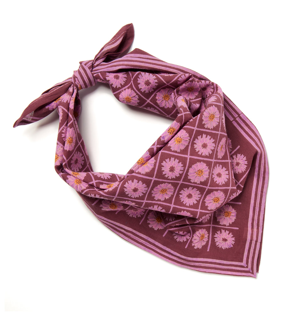 Zinnias Bandana | Floret Collection