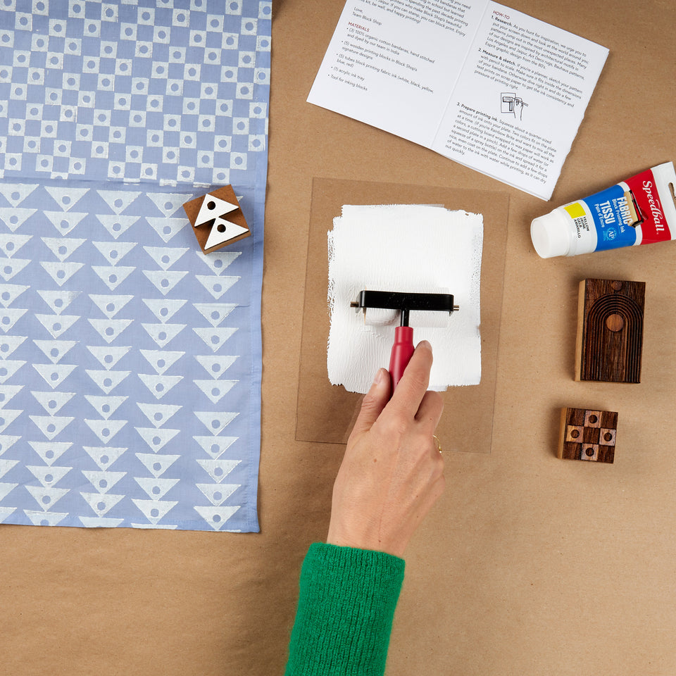 Bandana Block Printing Kit