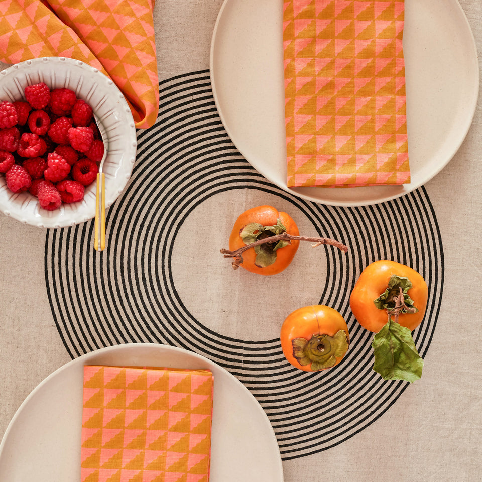 Crane Tablecloth | Flax