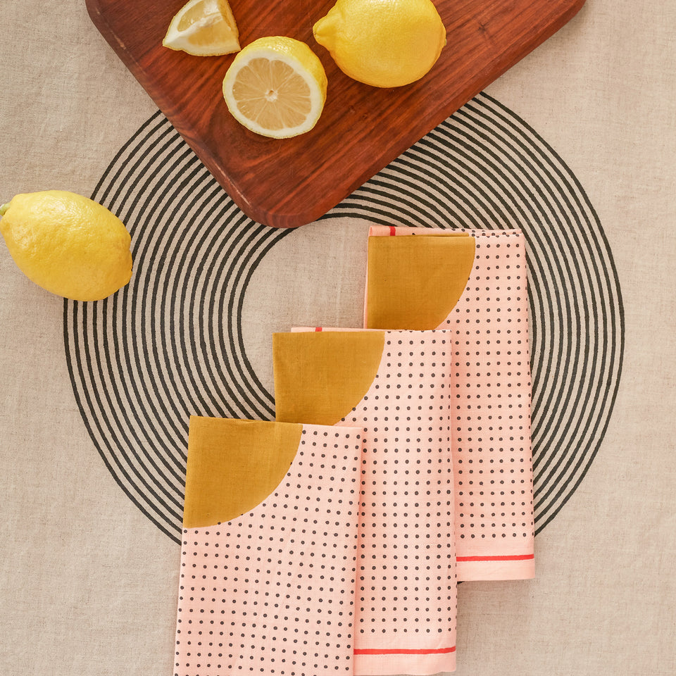 Solstice Napkin | Peach