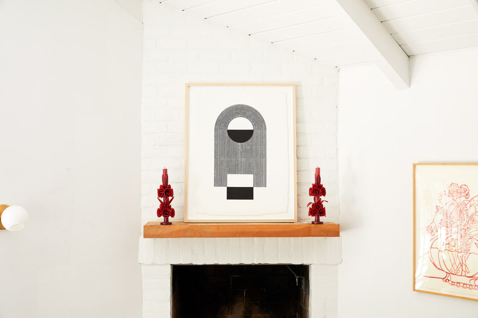 Cascade | Woodblock Print