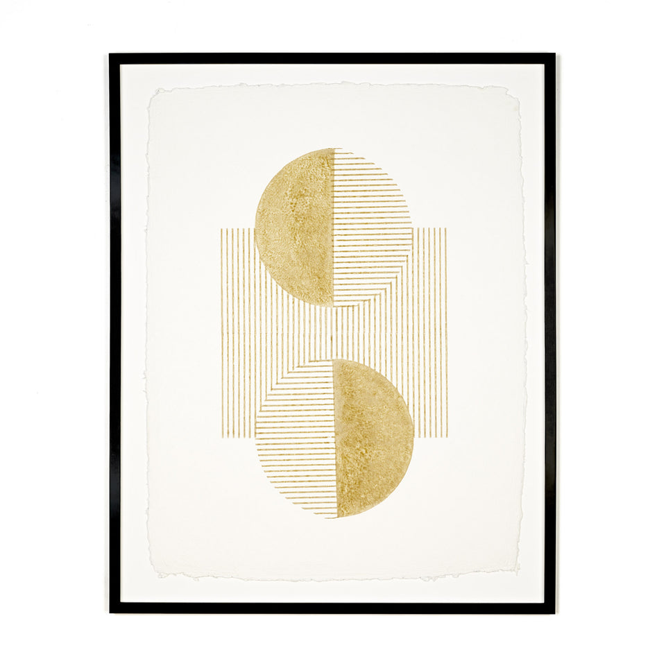 Eclipse | Sand | Woodblock Print