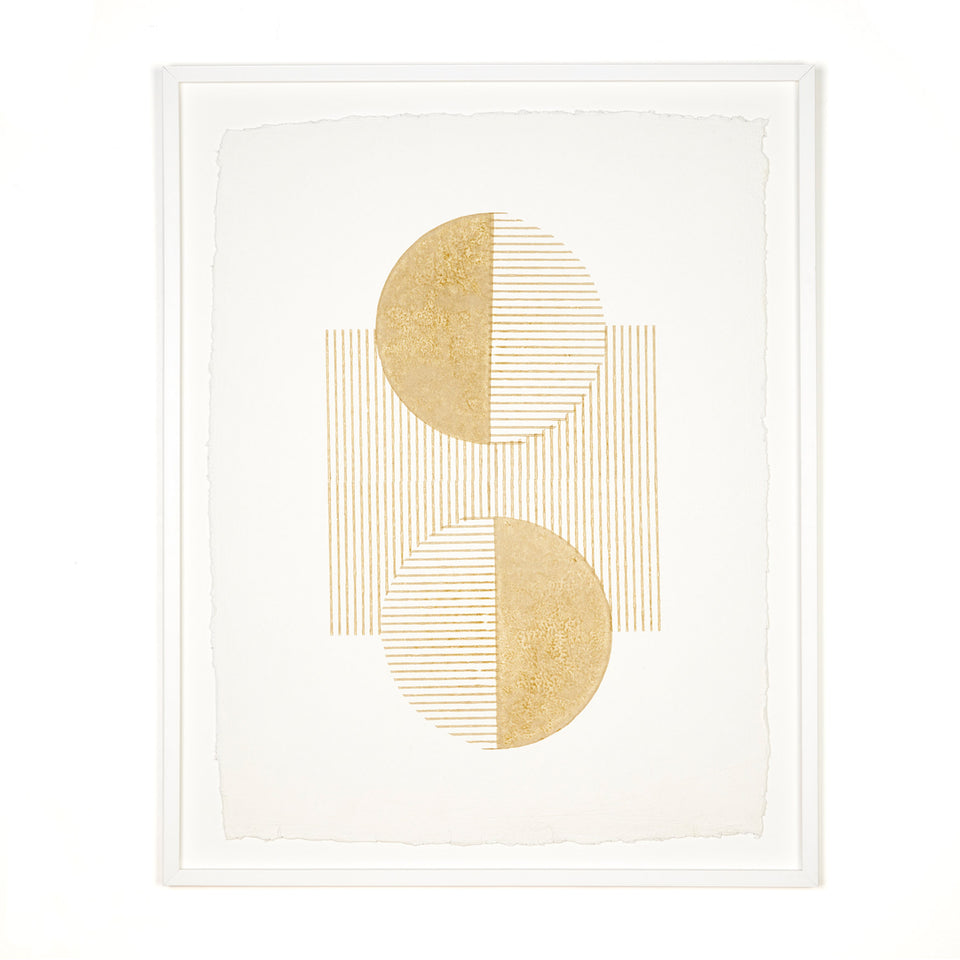Eclipse | Sand | Woodblock Print