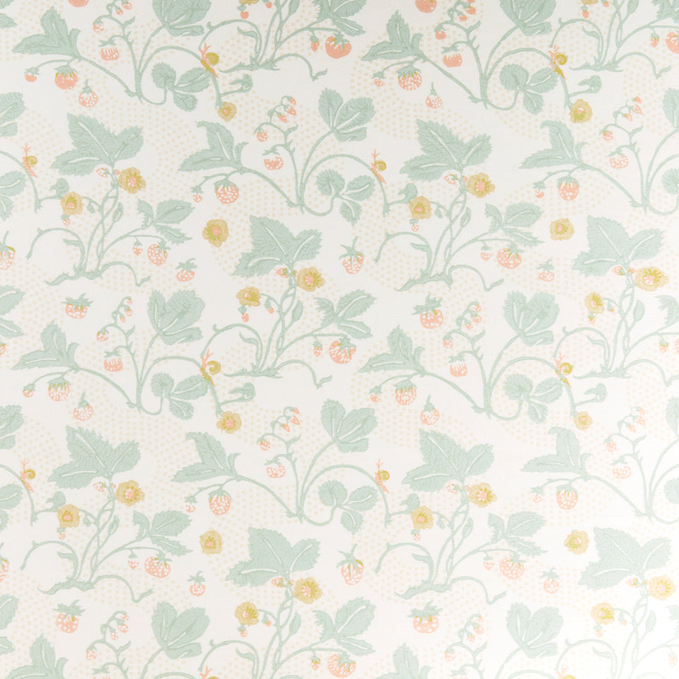 Strawberries Fabric | Sage