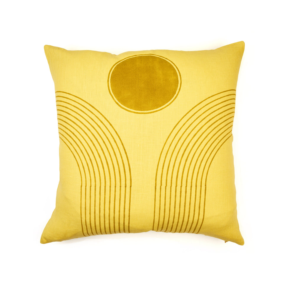 Fountain Pillow | Goldenrod