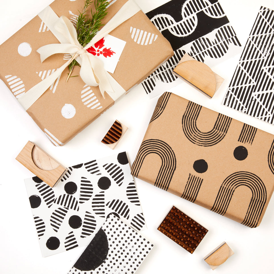 Geometric Block Printing Kit