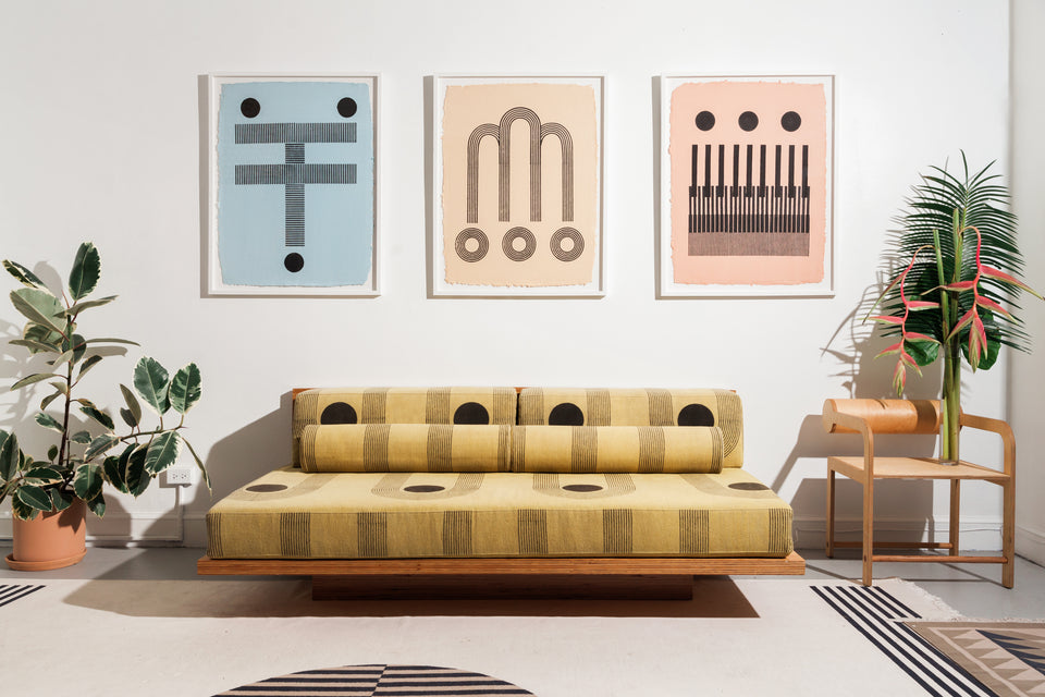 Piano | Woodblock Print
