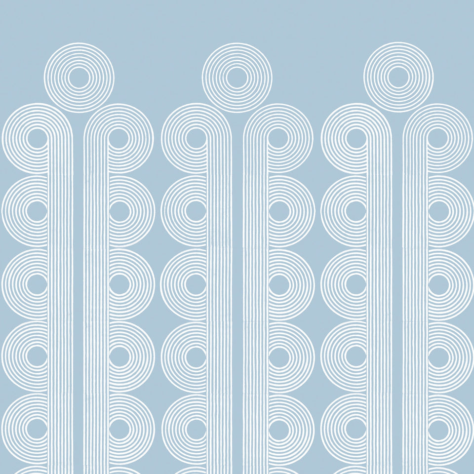 Poiret Wallpaper Sample | Sky