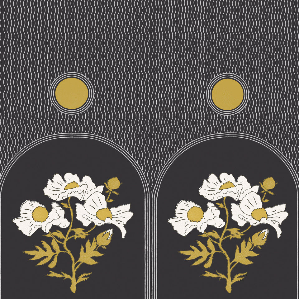 Poppies Wallpaper | Midnight