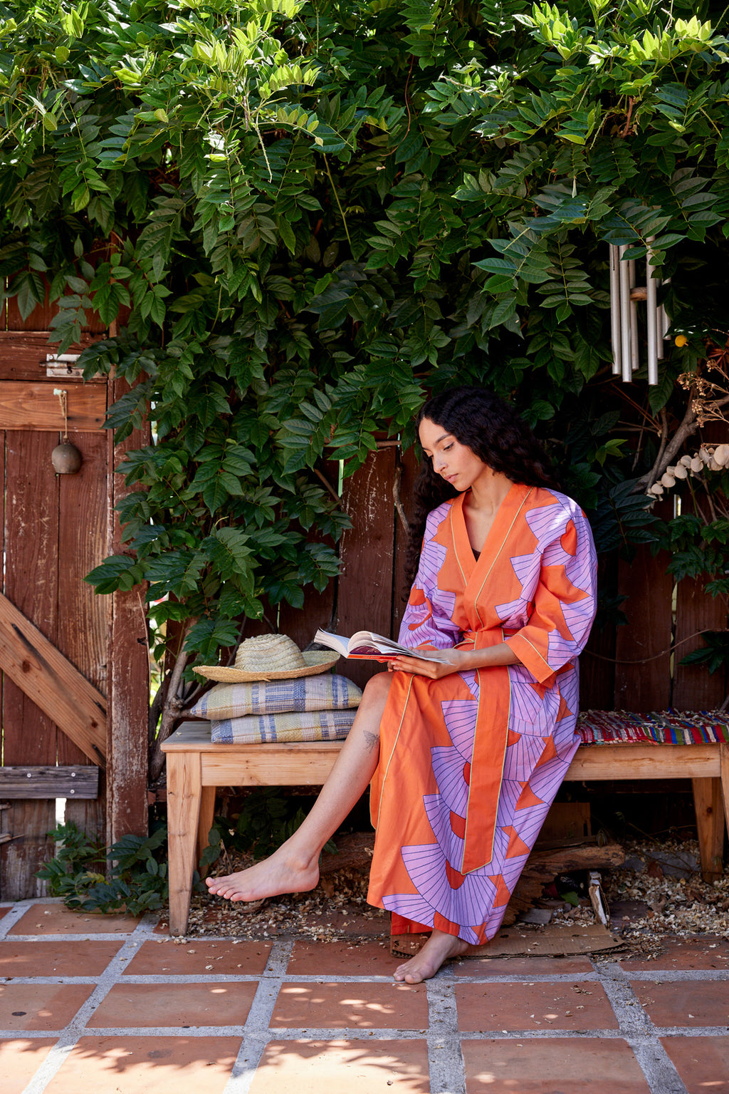 Robe Cocktail Longue Sans Manches Juan - Printemps Orange, Taille 10/UK 14, Neuve Avec étiquettes