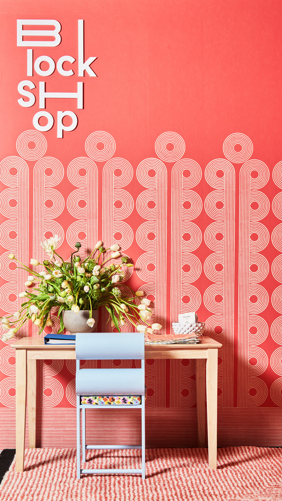 Poiret Wallpaper | Garnet