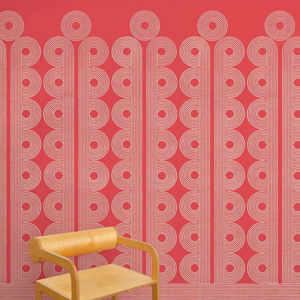 Poiret Wallpaper | Garnet