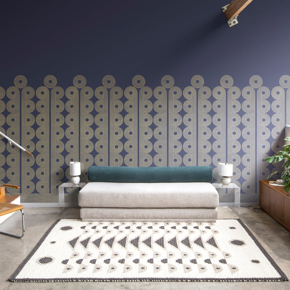 Poiret Wallpaper | Navy