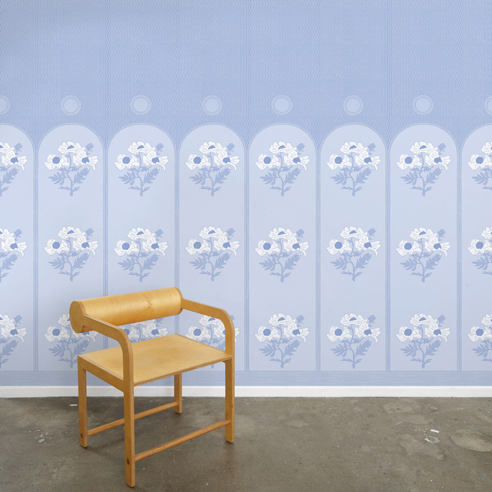 Poppies Wallpaper | Periwinkle