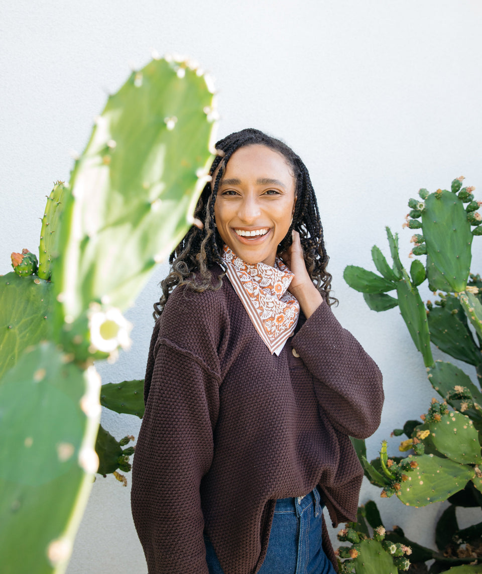 Poppy Bandana | Pecan