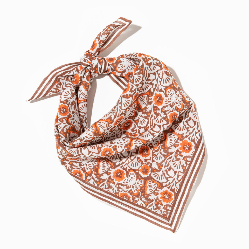 Poppy Bandana | Pecan