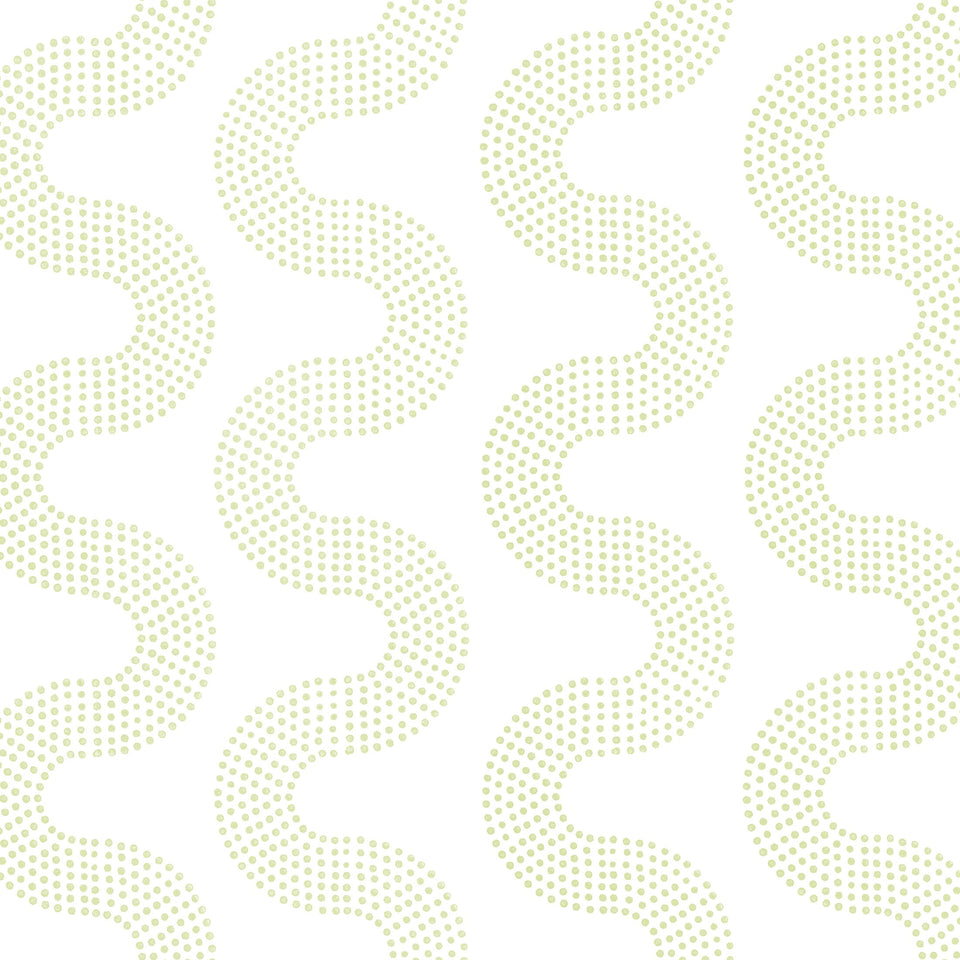 Squiggle Dot Wallpaper Sample | Moss