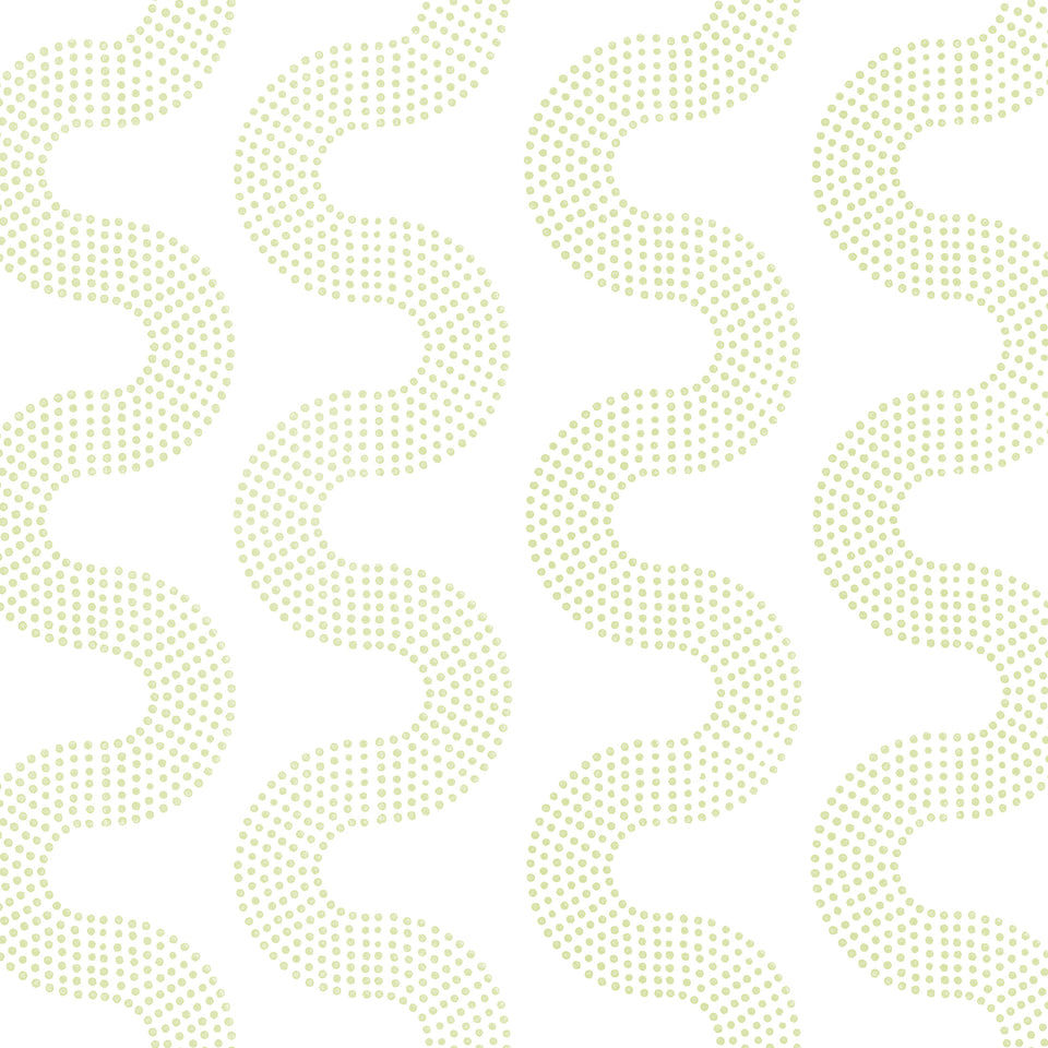 Squiggle Dot Wallpaper | Moss