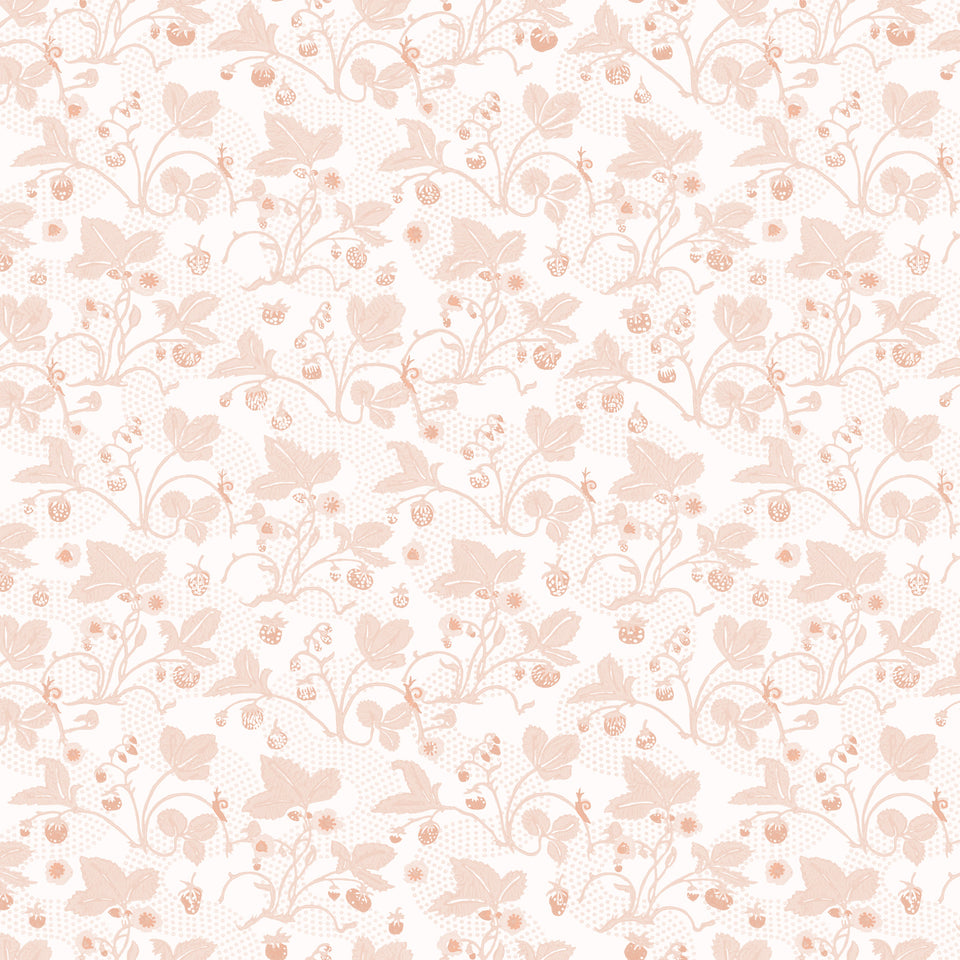 Strawberries Wallpaper | Blush