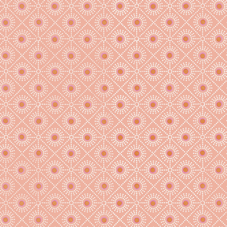 Sunburst Wallpaper Sample | Peony