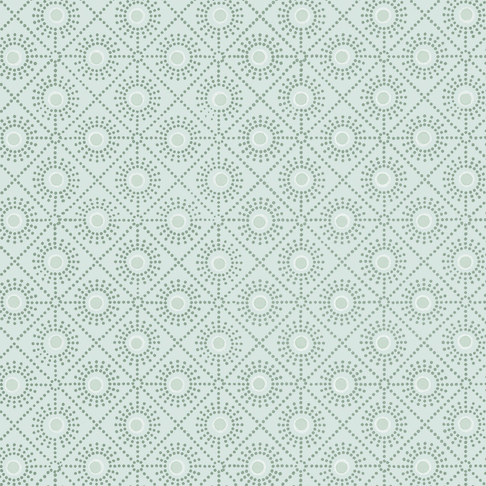 Sunburst Wallpaper | Sea Glass