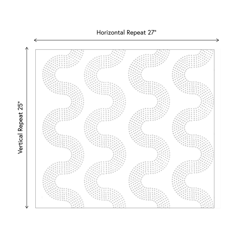 Squiggle Dot Wallpaper | Moss