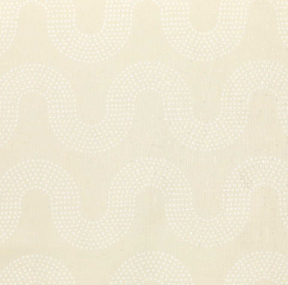 Squiggle Dot Fabric Swatch | Oat