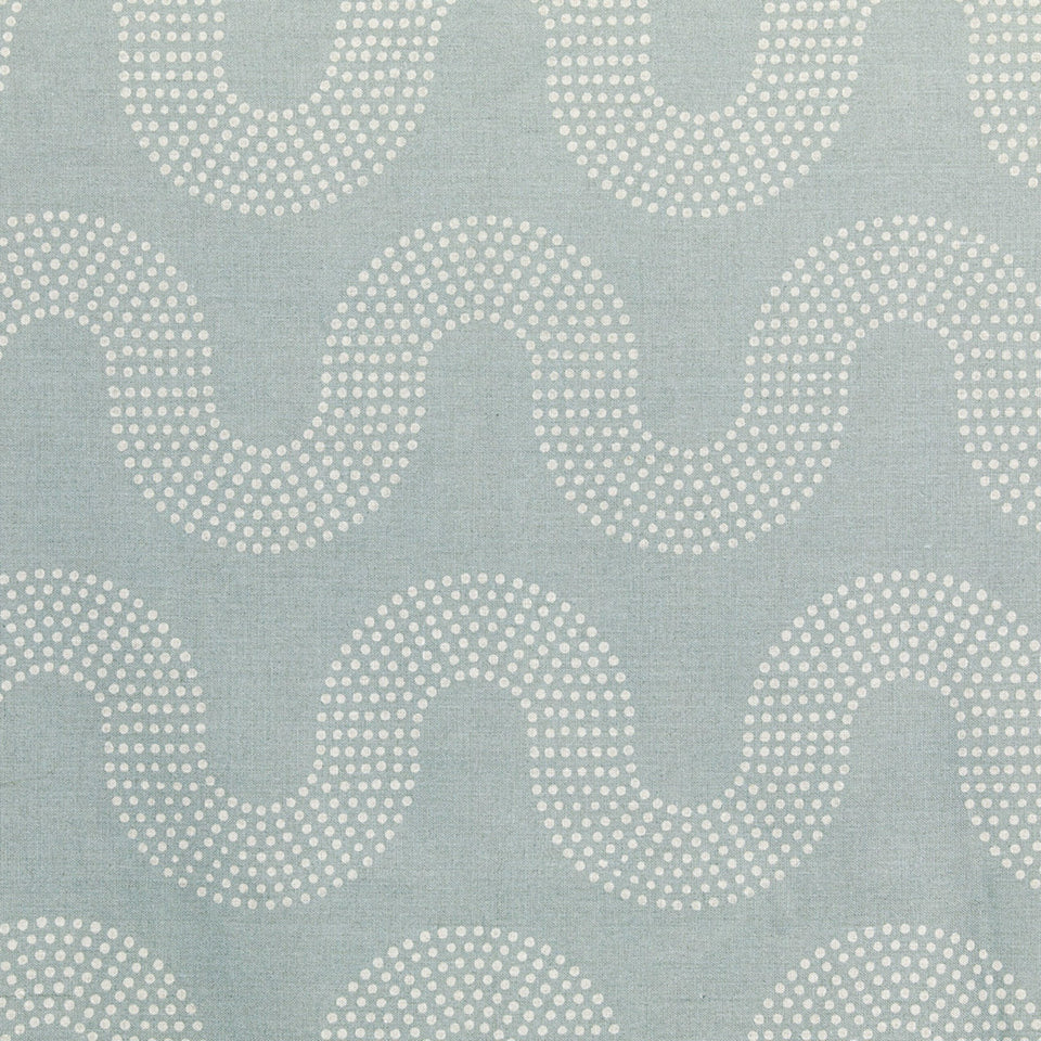 Squiggle Dot Fabric | Fog