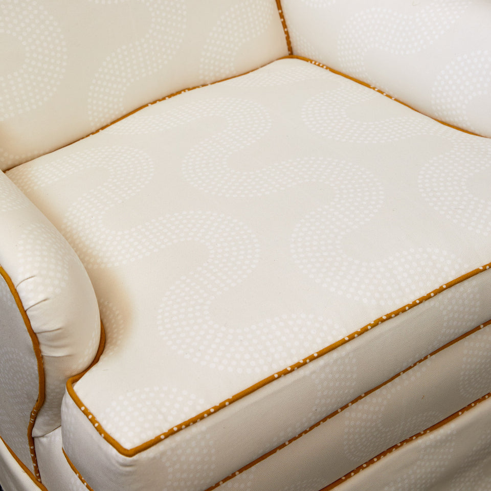 Squiggle Dot Fabric | Oat