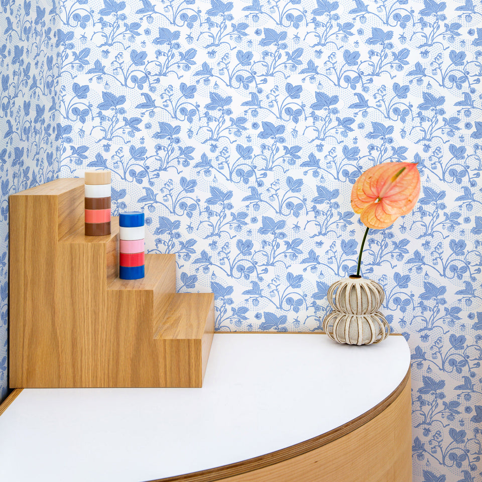 Strawberries Wallpaper | Cornflower