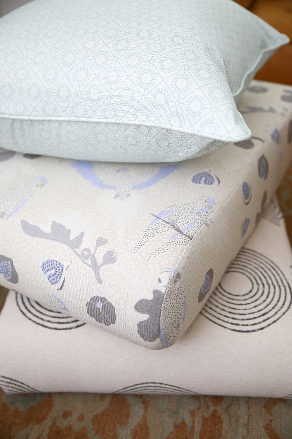 Sunburst Reading Pillow | Sea Glass | Wholesale