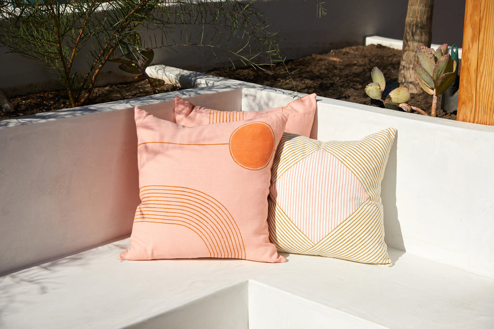 Sunset Pillow | Peach