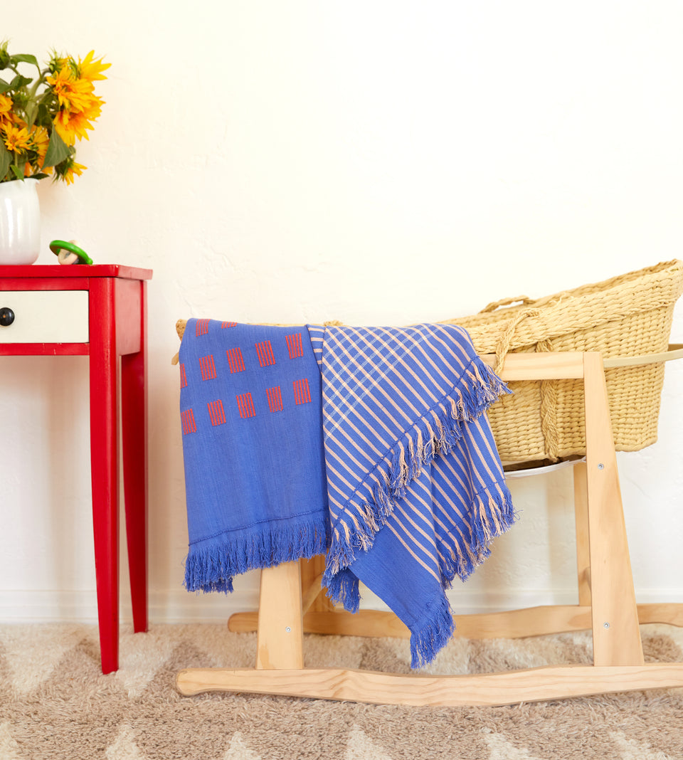 Bertie Blanket | Cobalt