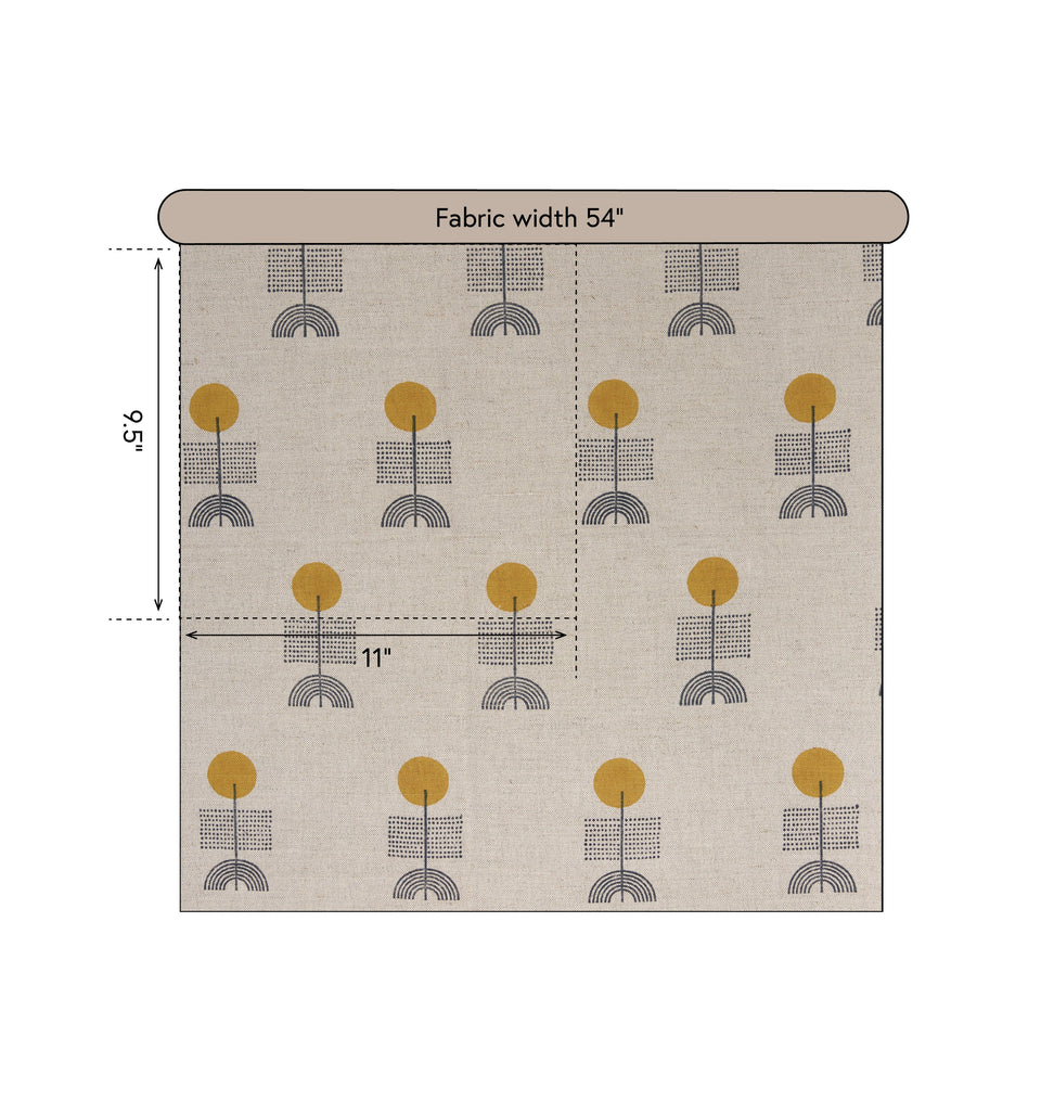 Mr. People Person Fabric Swatch | Flax