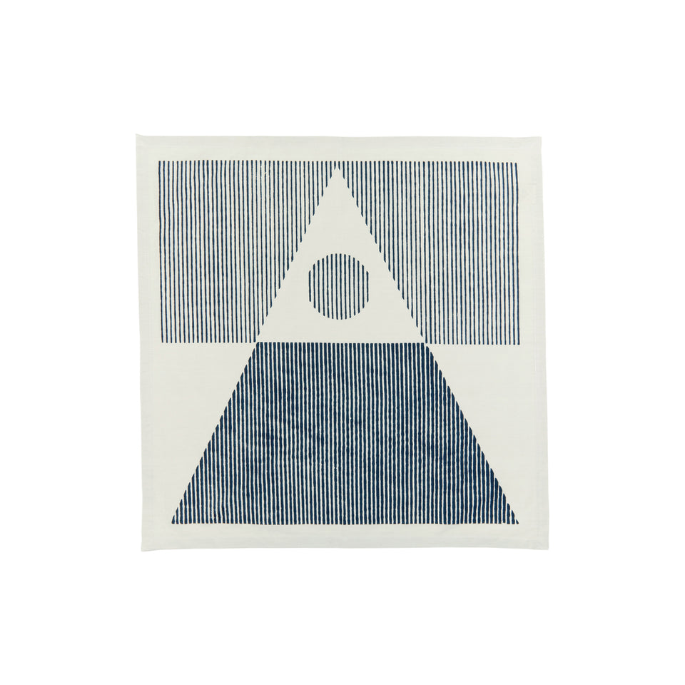 Pyramid Napkin | Charcoal