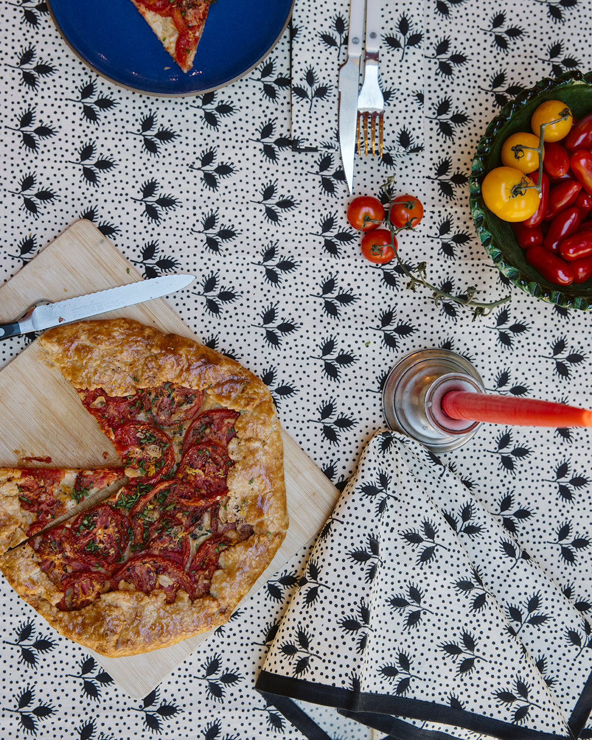 Flaming Leaf Napkin | Linen
